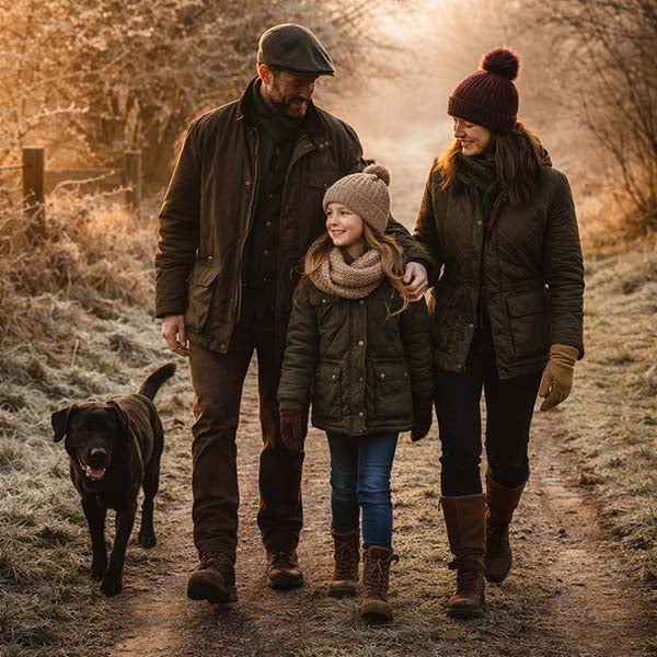 How to Stay Warm Outdoors: The Best Country Clothing for Winter Walks