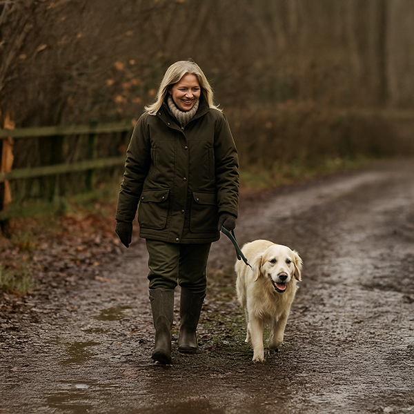 Country Clothing Essentials for Winter Dog Walks