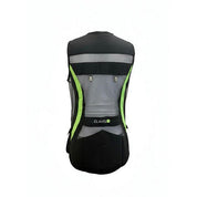 Clayclo Men's Olympia Pro Master Skeet Vest - Black, Grey & Lime Green