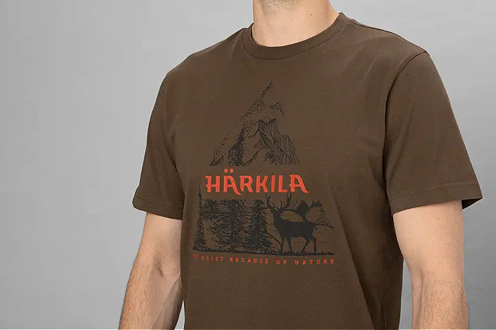 Harkila Nature S/S T-Shirt - Slate Black