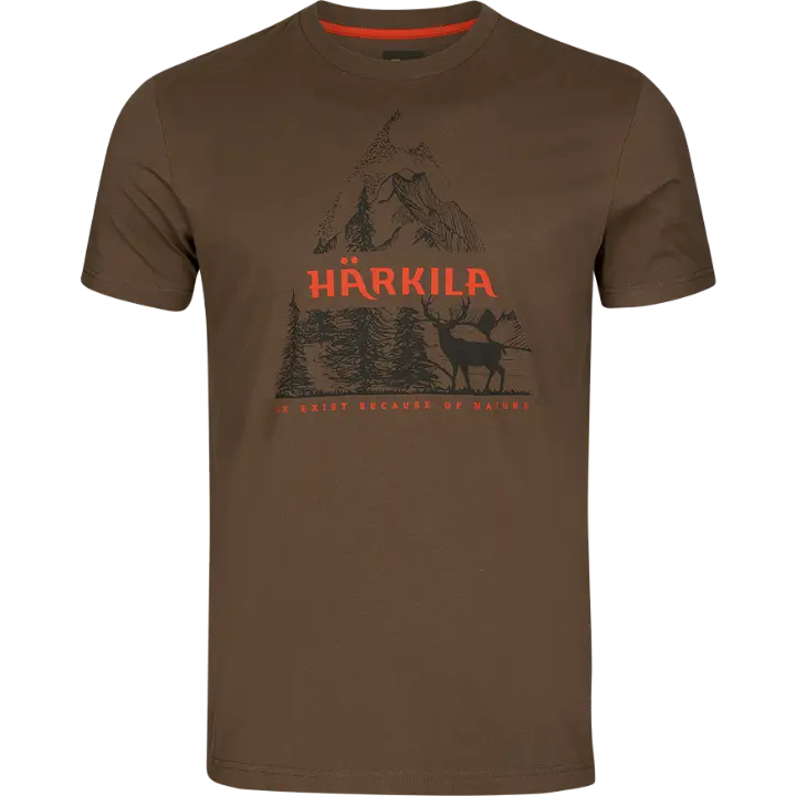 Harkila Nature S/S T-Shirt - Slate Black