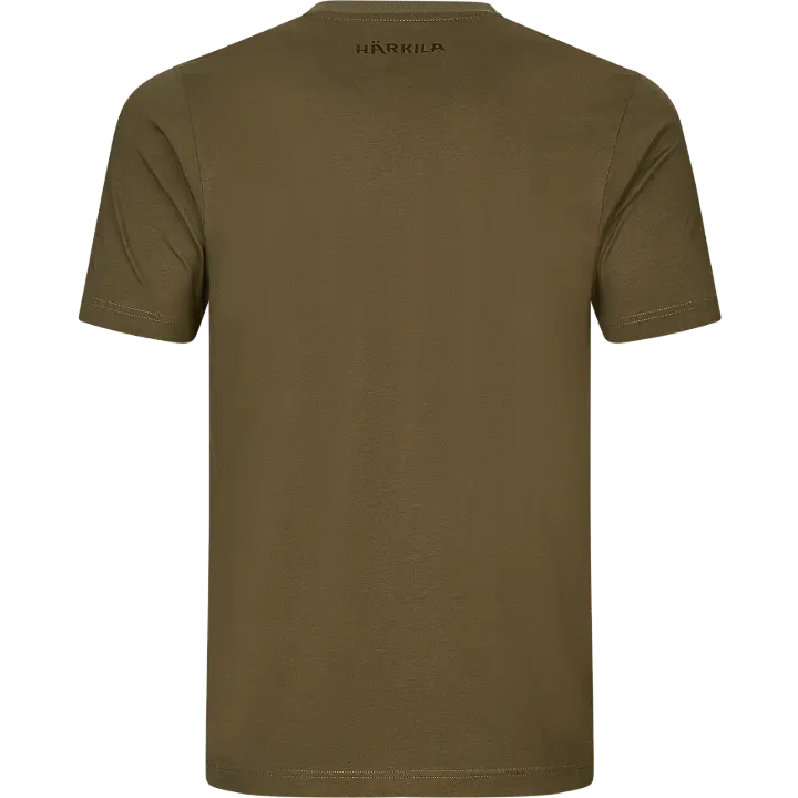 Harkila H-Logo S/S T-Shirt - Dark Olive