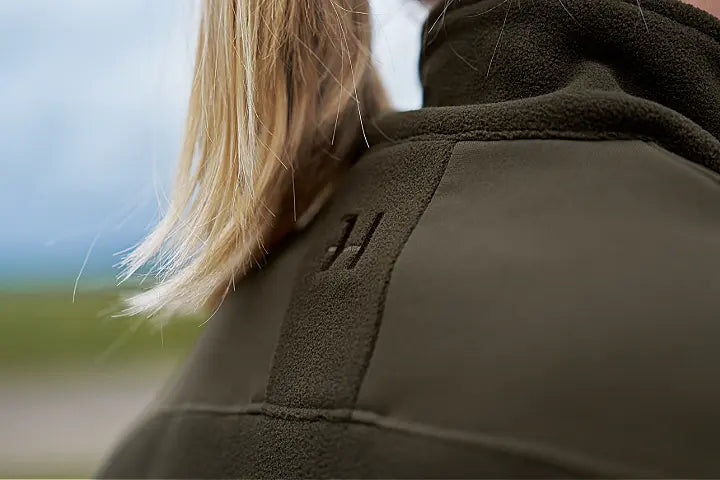 Harkila Ladies Fjell Fleece Jacket - Hunting Green/Willow Green