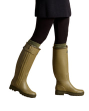 Le Chameau Women's Chasseur Neo Wellington Boots - Vert Vierzon (Black Neoprene)