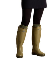 Le Chameau Women's Chasseur Neo Wellington Boots - Vert Vierzon (Black Neoprene)