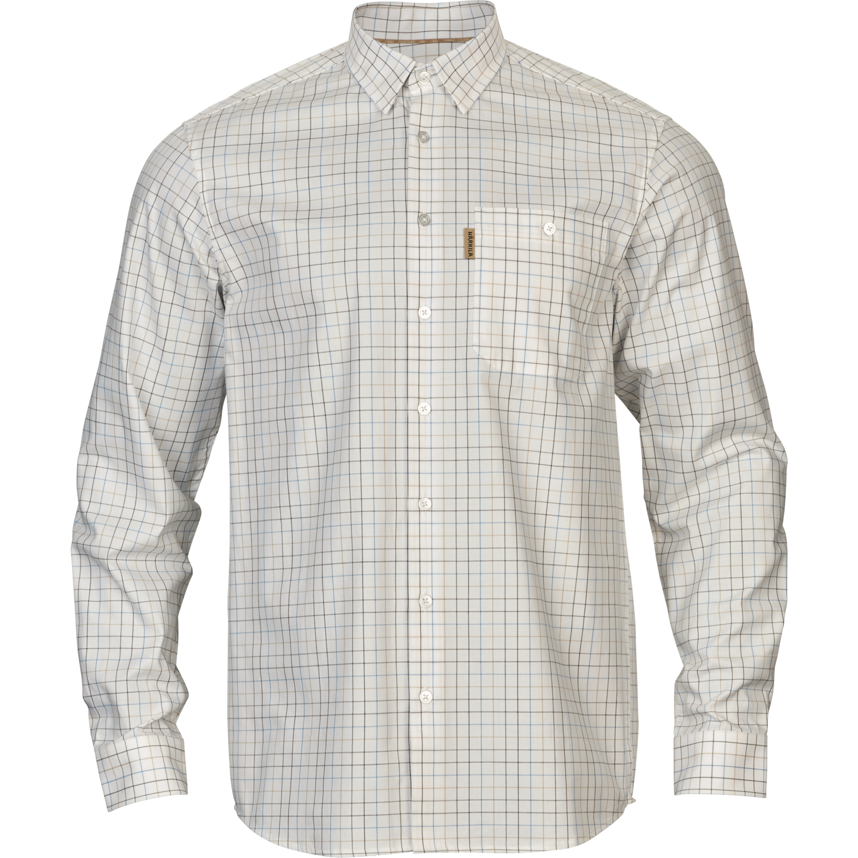 Harkila Portfield L/S Shirt - Naval Blue Check