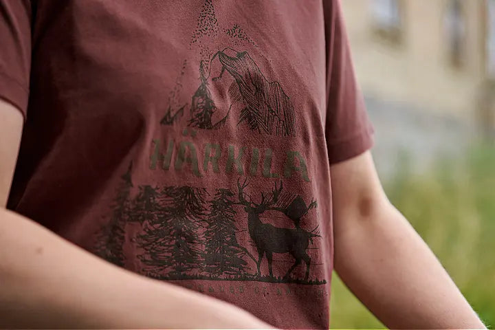 Harkila Nature Ladies S/S T-Shirt - Hot Chocolate