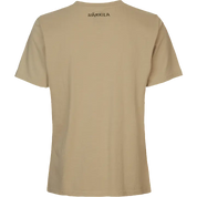 Harkila Stag Badge Ladies S/S T-Shirt - Sand