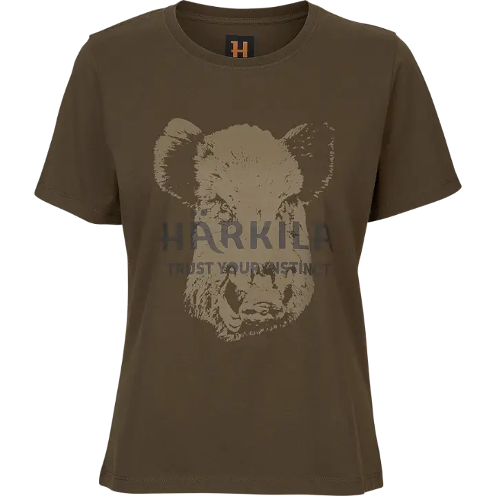 Harkila Wildboar Ladies S/S T-Shirt - Willow Green