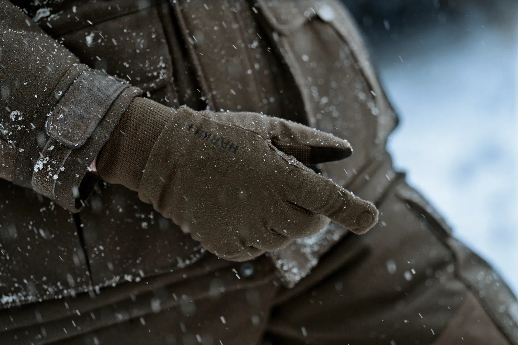 Harkila Garor HWS Gloves w/Foldback Finger - Hunting Green