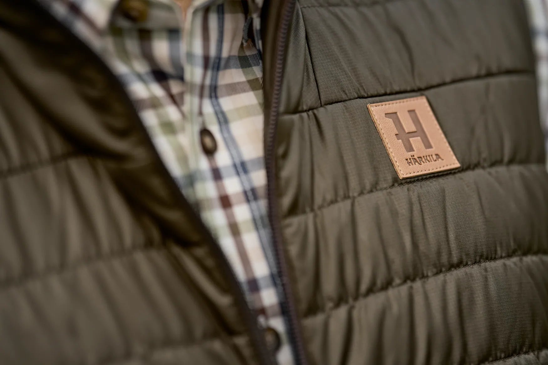 Harkila Kalix HSP Waistcoat - Willow Green/Shadow Brown