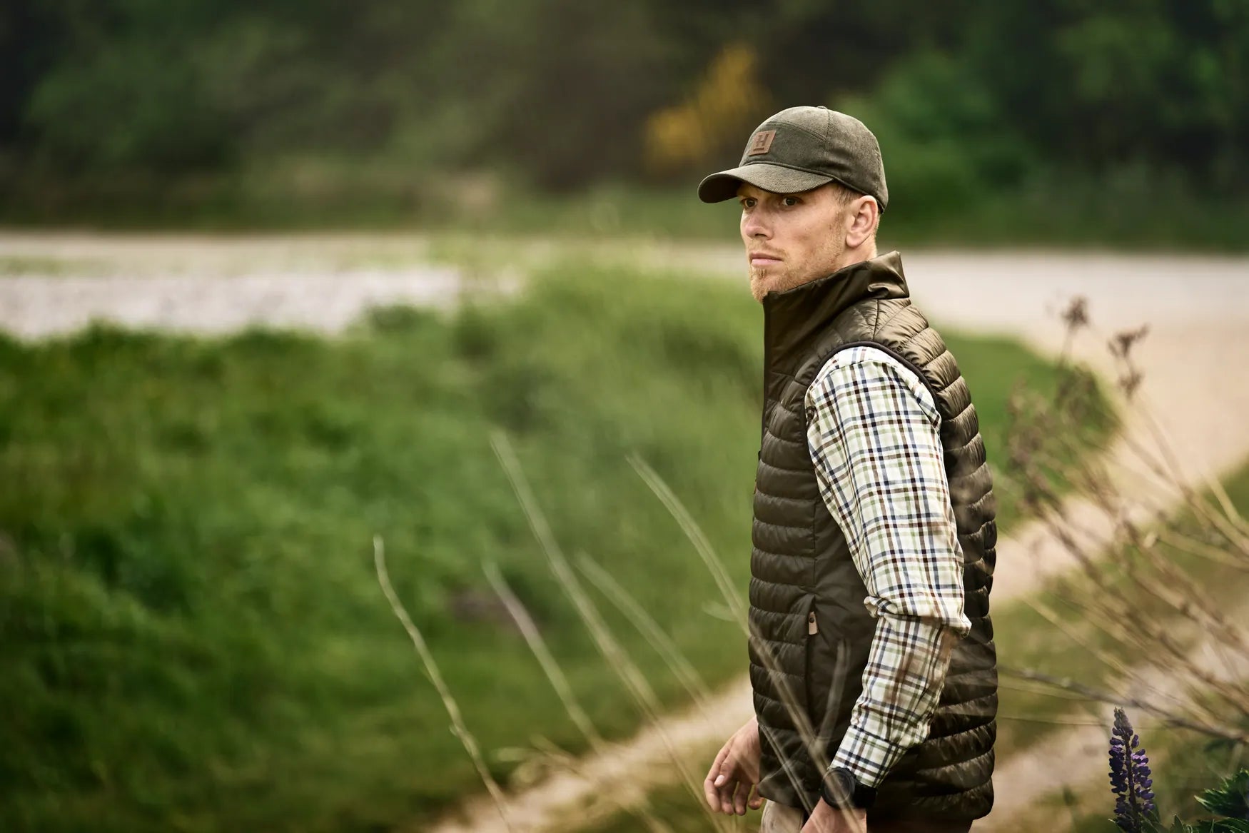 Harkila Kalix HSP Waistcoat - Willow Green/Shadow Brown