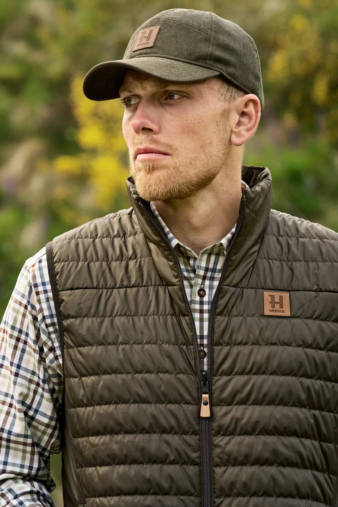 Harkila Kalix HSP Waistcoat - Willow Green/Shadow Brown