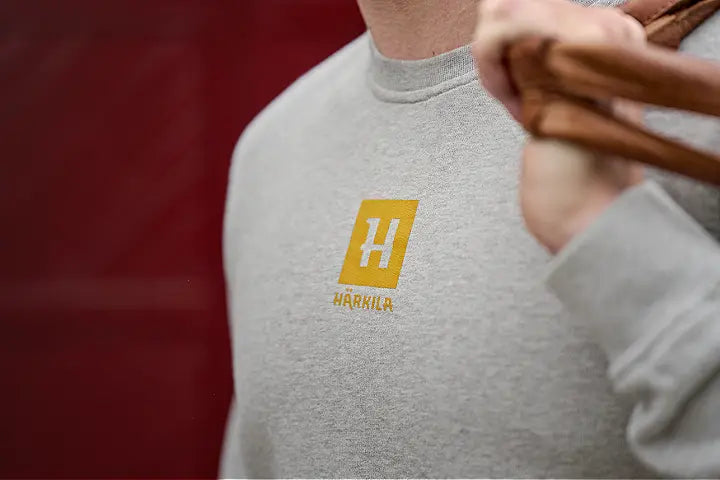 Harkila Instinct Melange Sweatshirt - Grey Melange (Size UK Medium)