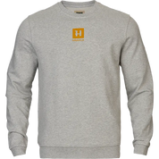Harkila Instinct Melange Sweatshirt - Grey Melange (Size UK Medium)