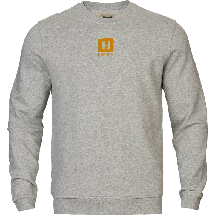 Harkila Instinct Melange Sweatshirt - Grey Melange (Size UK Medium)