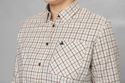 Seeland Kerry Ladies Shirt - Cabernet/Blue Check