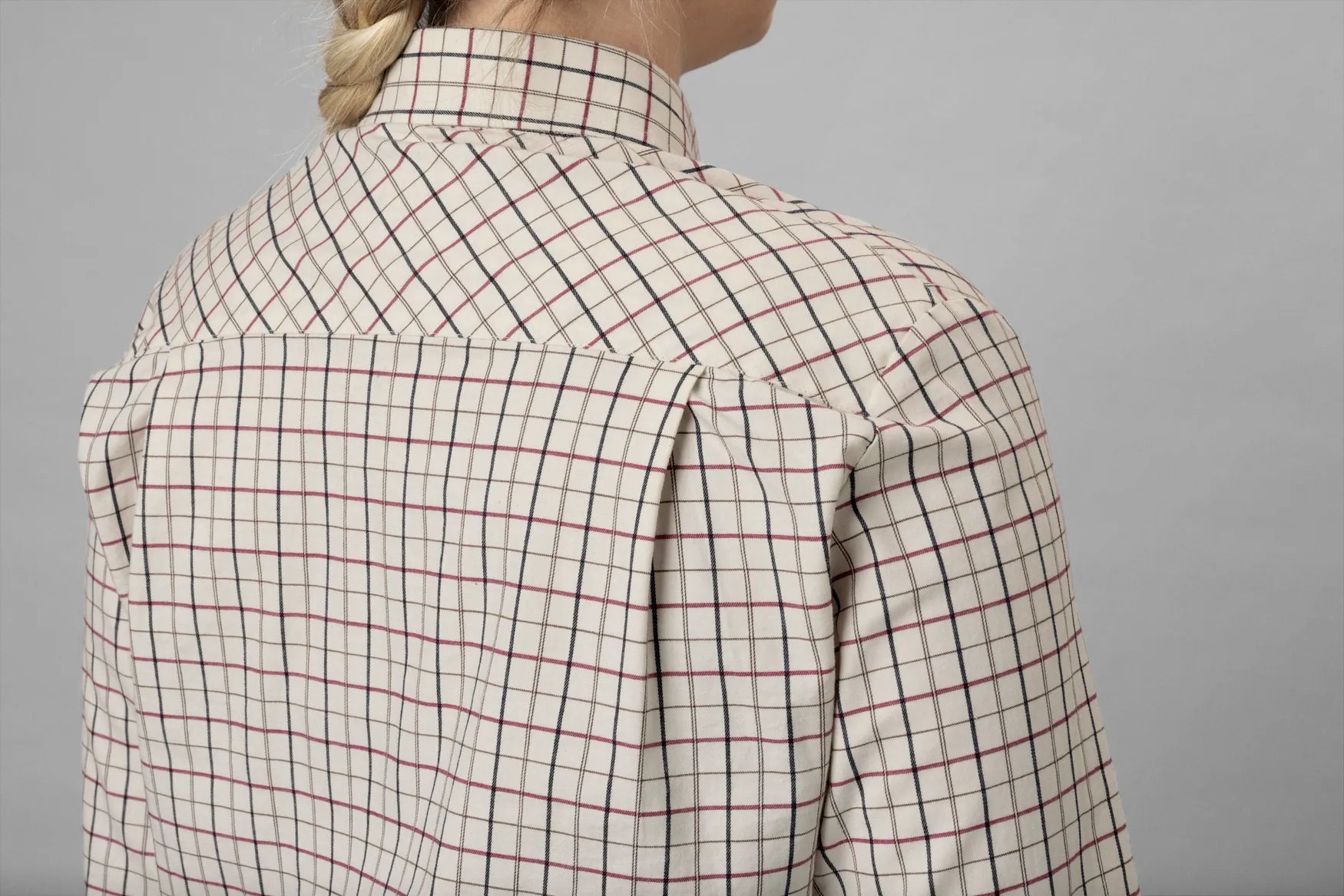 Seeland Kerry Ladies Shirt - Cabernet/Blue Check