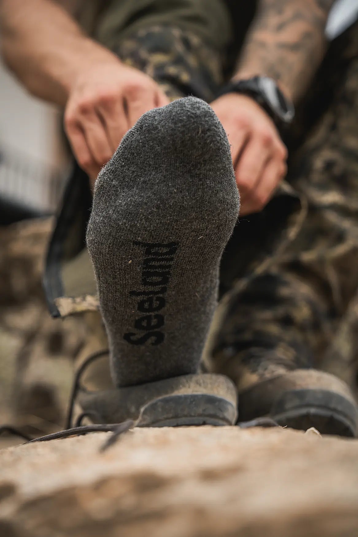 Seeland Field Socks 3Pack - Pine Green/Dark Grey