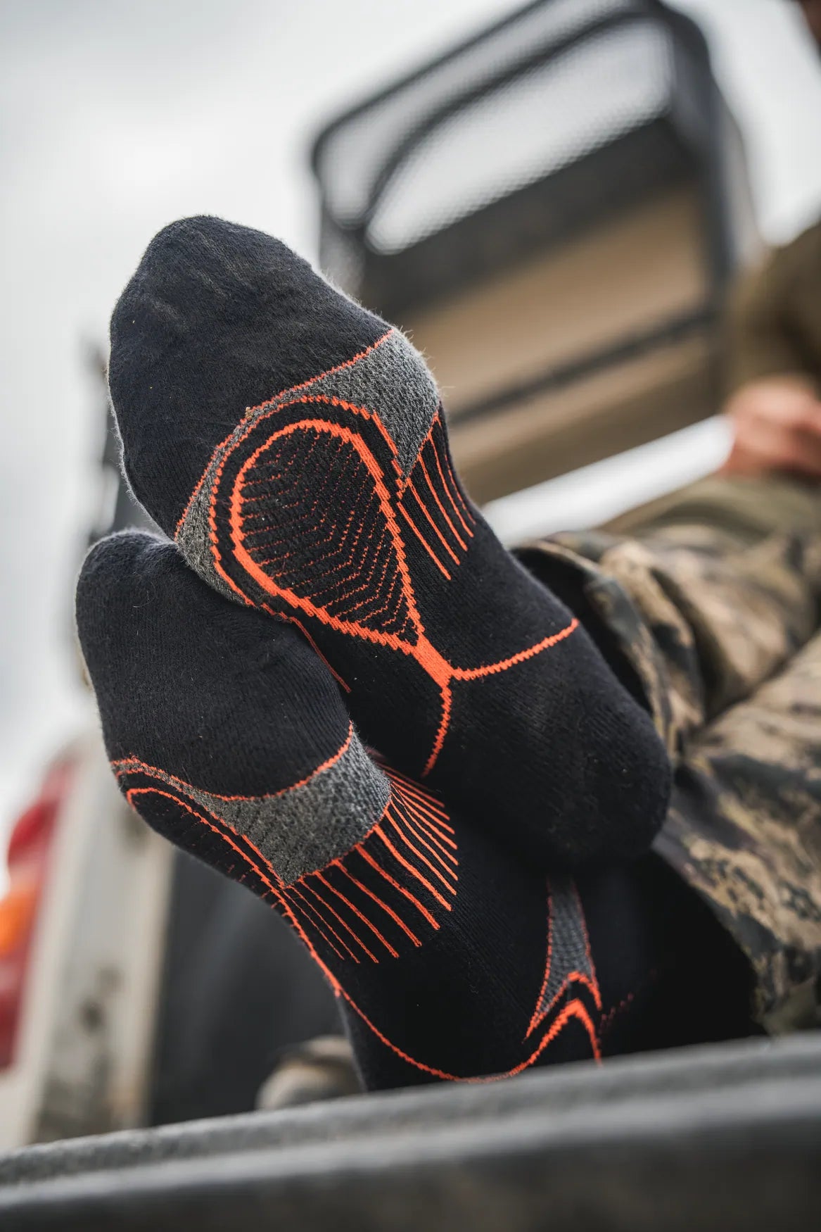 Seeland Field Coolmax Sock - 2Pack - Black/Dark Grey