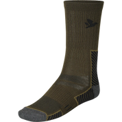Seeland Field Merino Sock - 2Pack - Pine Green/Military Olive