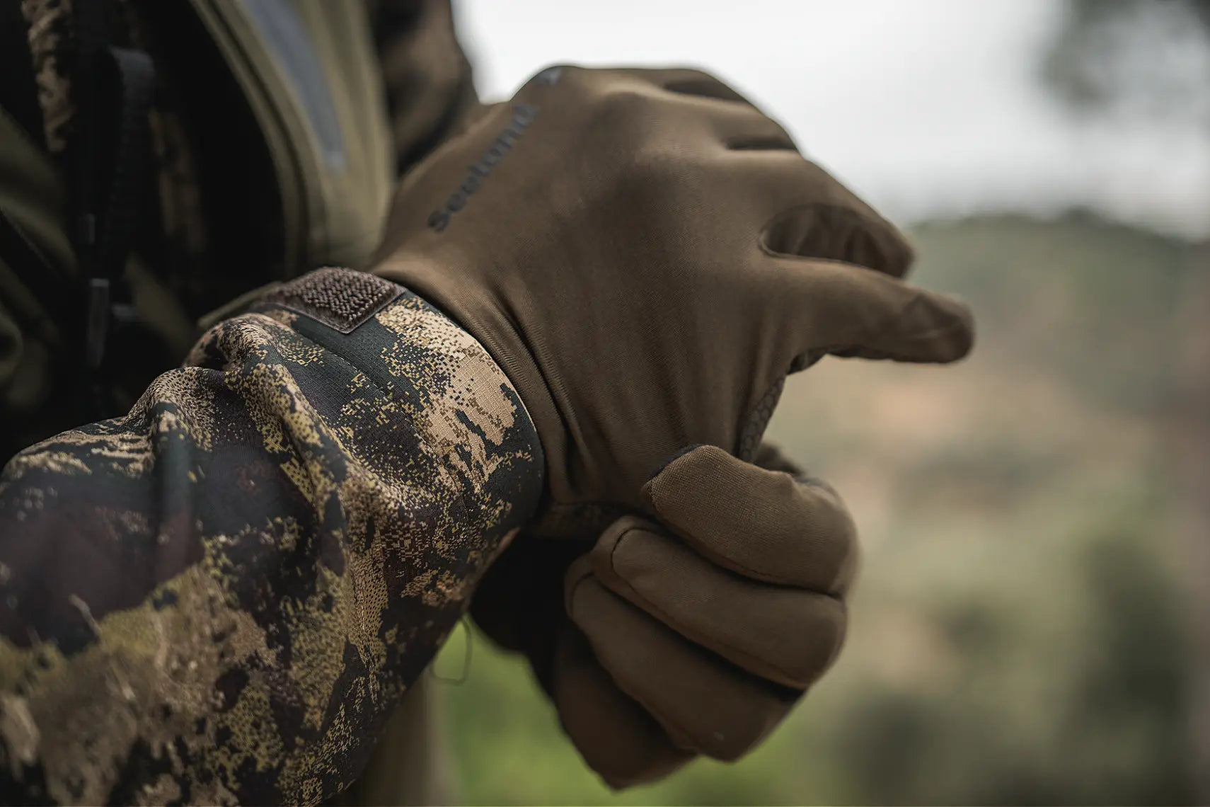 Seeland Grip Gloves - Pine Green