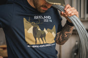 Seeland Fragment T-Shirt - Dark Navy