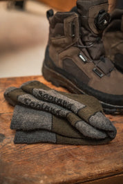 Seeland Field Thermo Sock - 2Pack - Pine Green Melange/Grey Melange