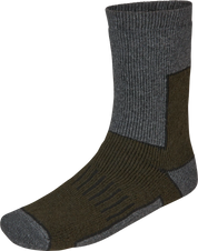 Seeland Field Thermo Sock - 2Pack - Pine Green Melange/Grey Melange