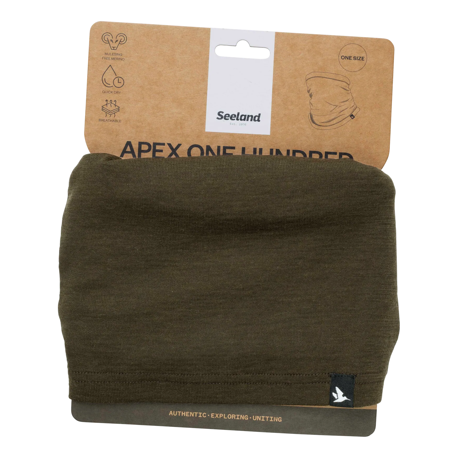Seeland Apex One Hundred Neckgaiter - Pine Green (One Size)