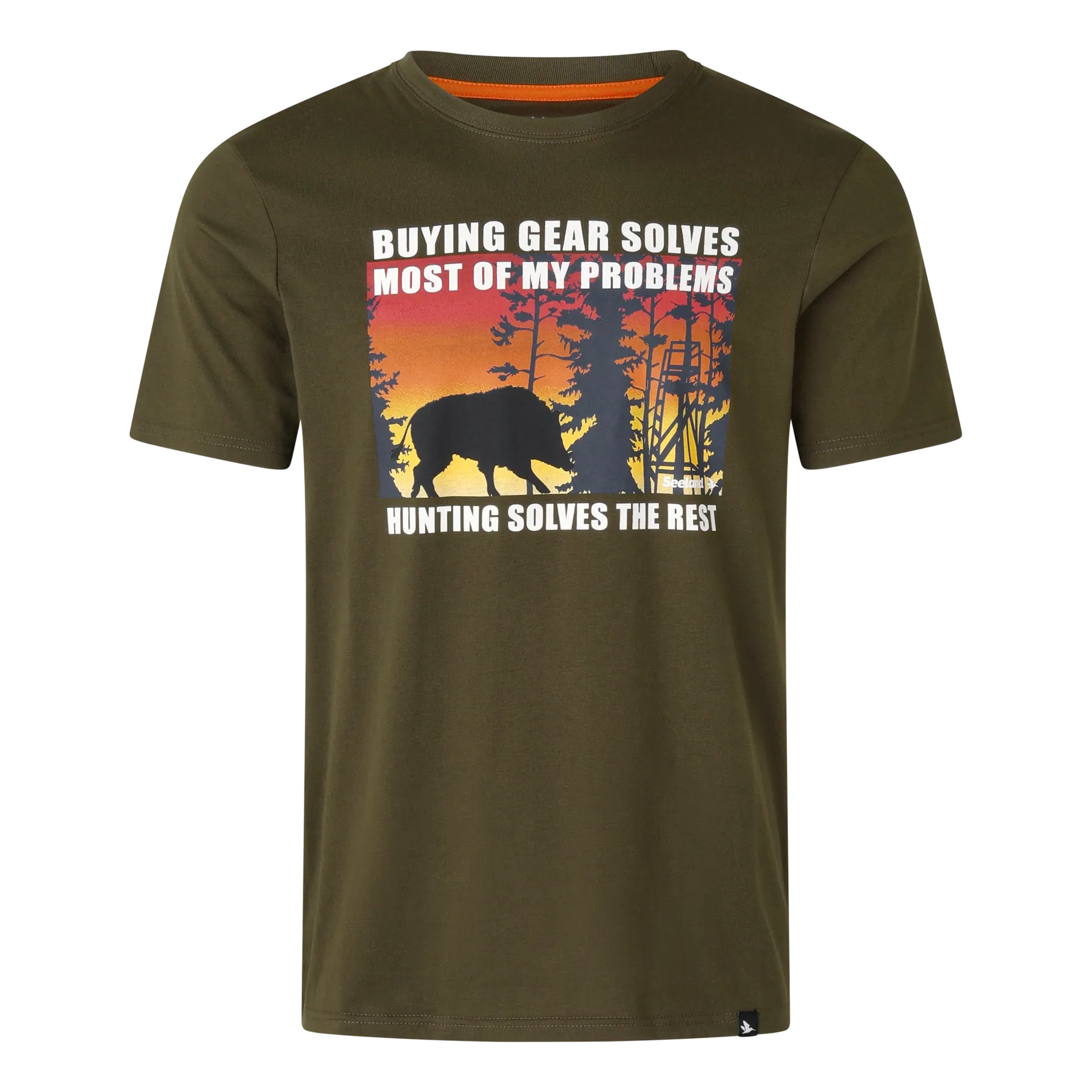Seeland Highseat Sunset T-Shirt - Light Pine