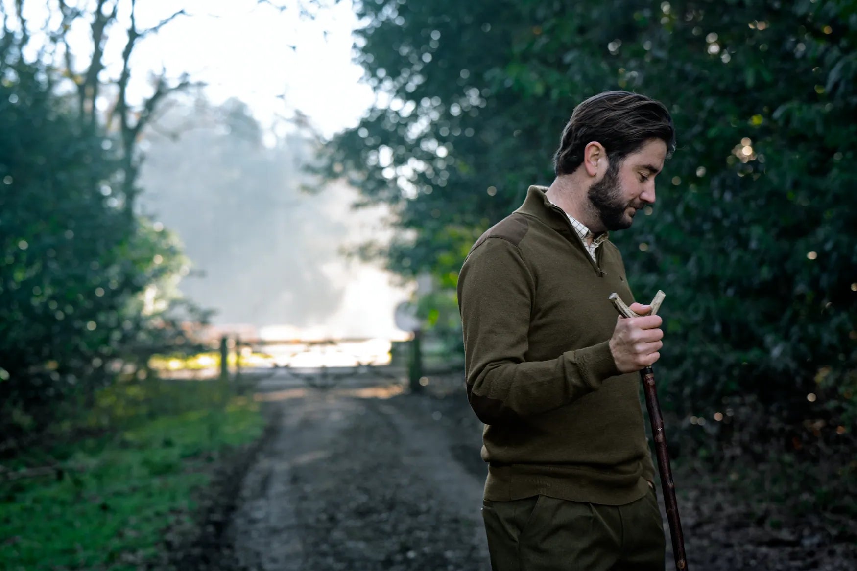 Seeland Pine Half Zip Sweater