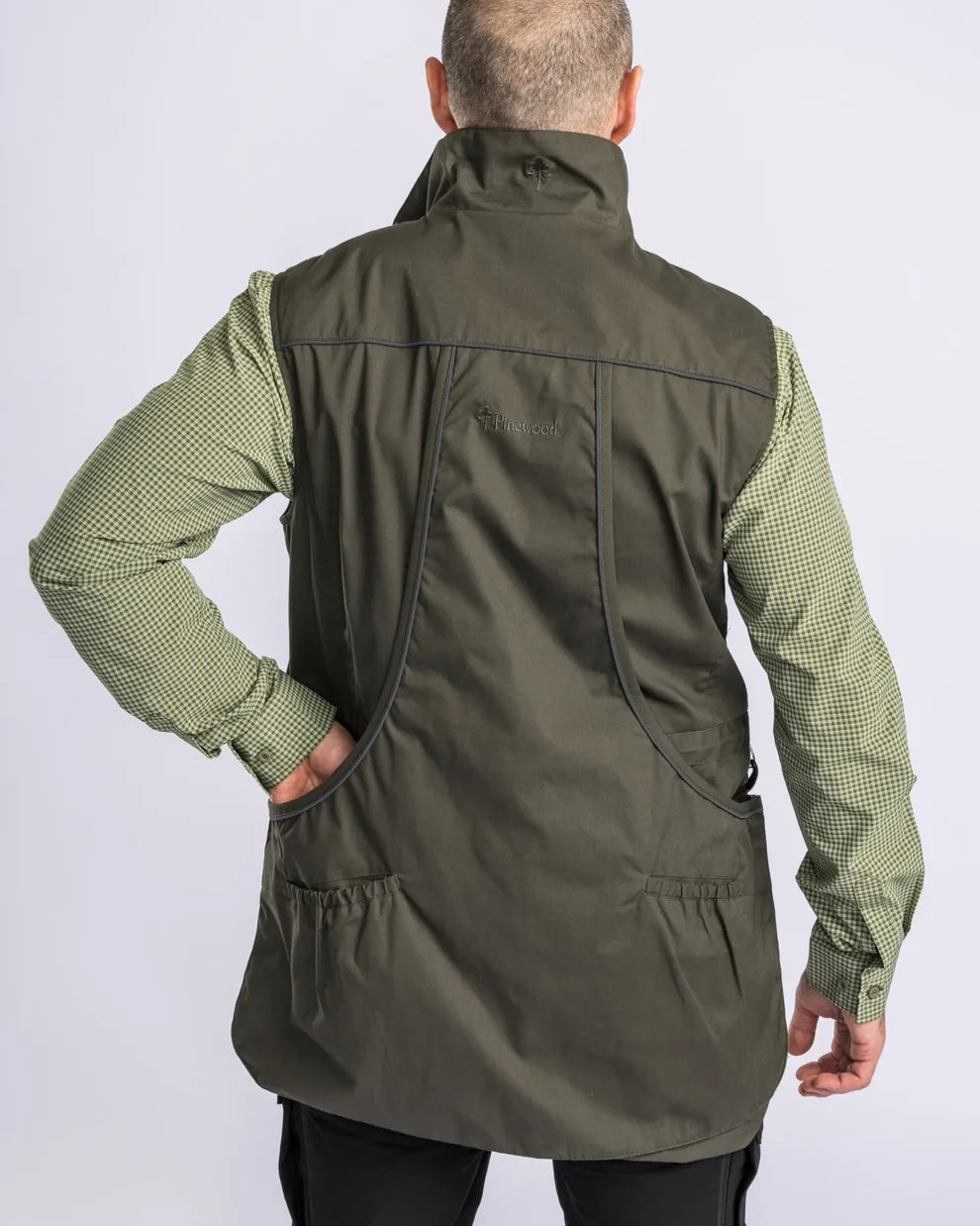 Pinewood Men's Dog Sports Trainer Expert Vest - Moss Green (5281)