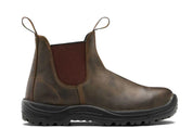 Blundstone 196 Leather Safety Boots - Waxy Rustic Brown