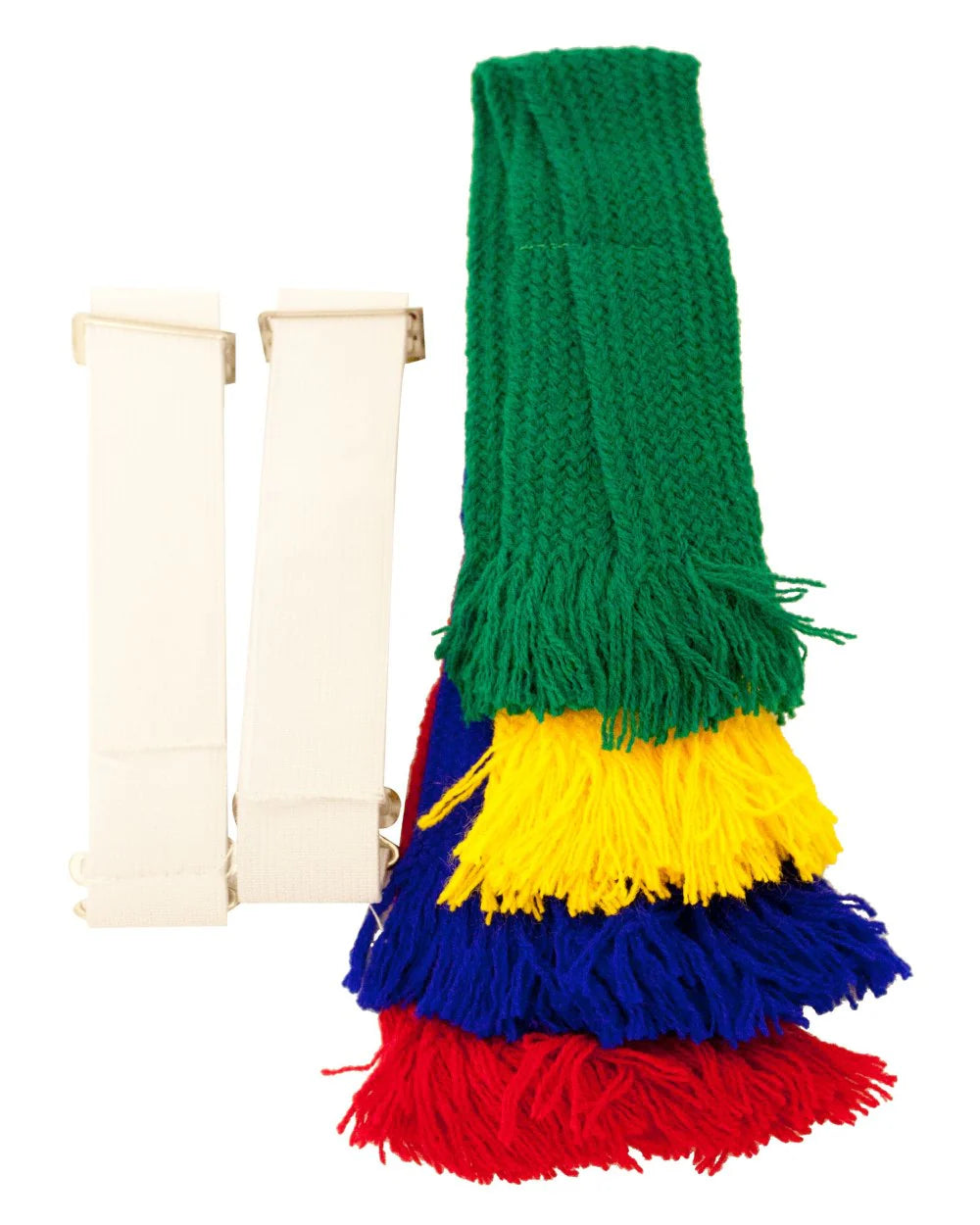 Multi-Coloured Garters with Tassles