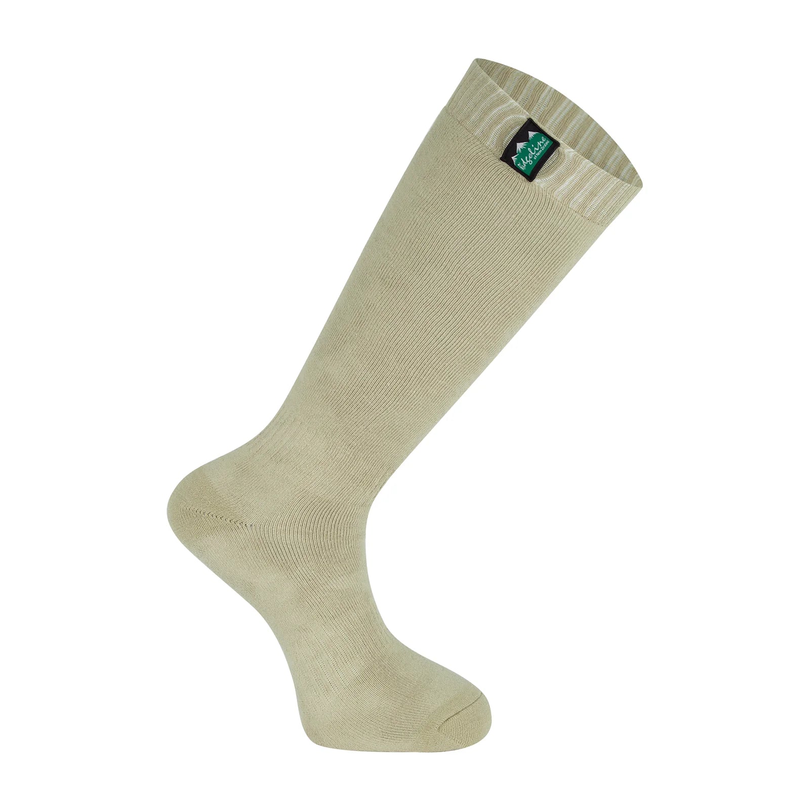 Ridgeline Cotton Work Socks Full Length 3 Pack - Olive Multi