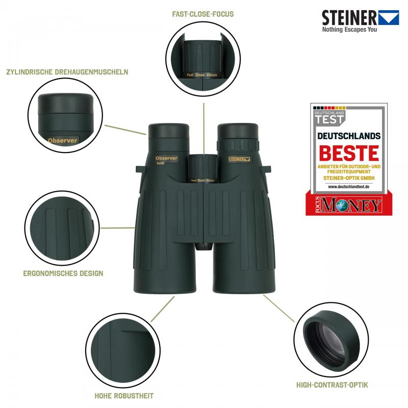 Steiner Observer 8x56 Binoculars