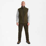 Deerhunter Eagle Fleece Waistcoat - Tarmac Green