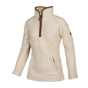 Jack Pyke Ladies Half Zip Sherpa Fleece Pullover - Sail