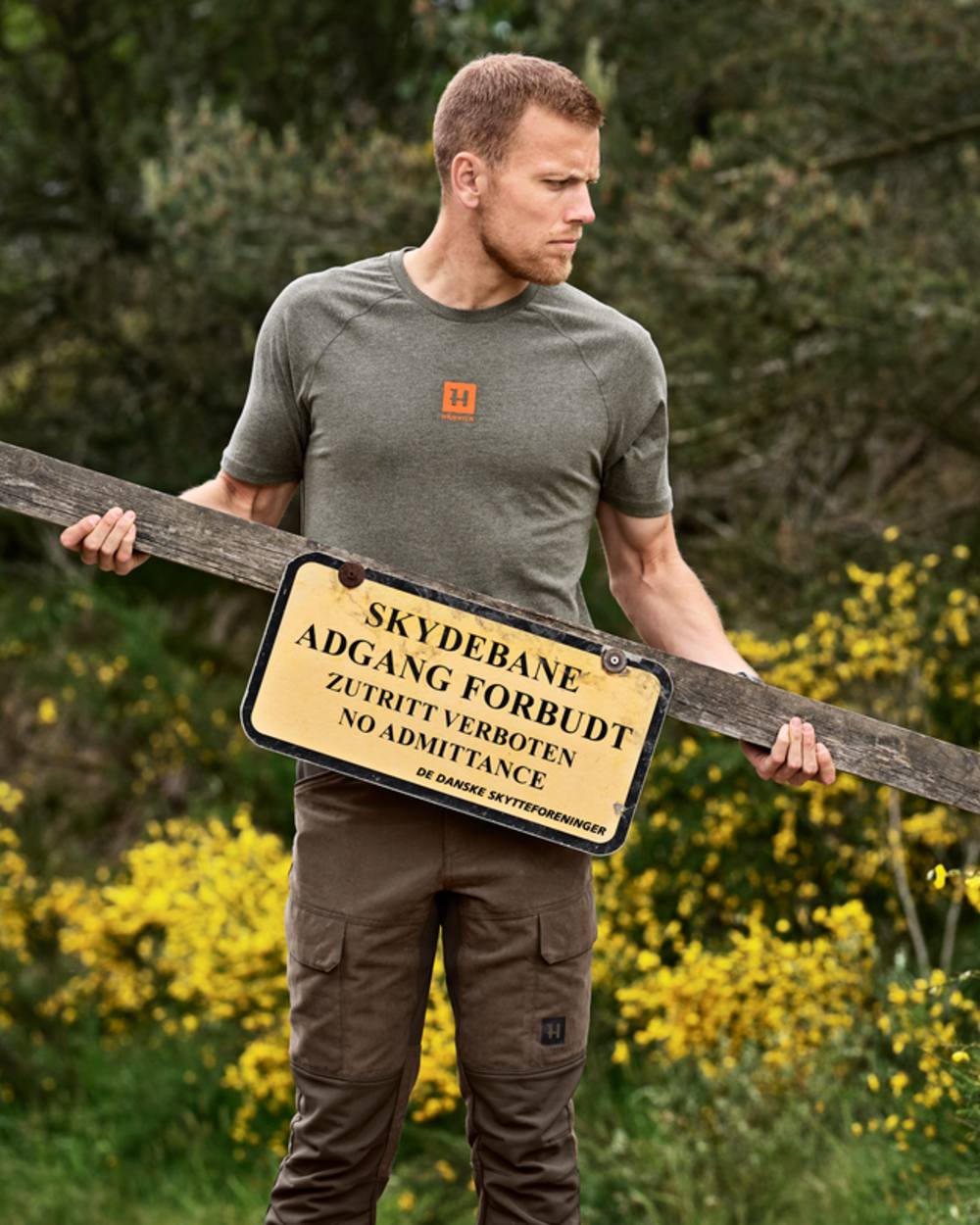 Harkila Instinct S/S T-Shirt - Green Melange