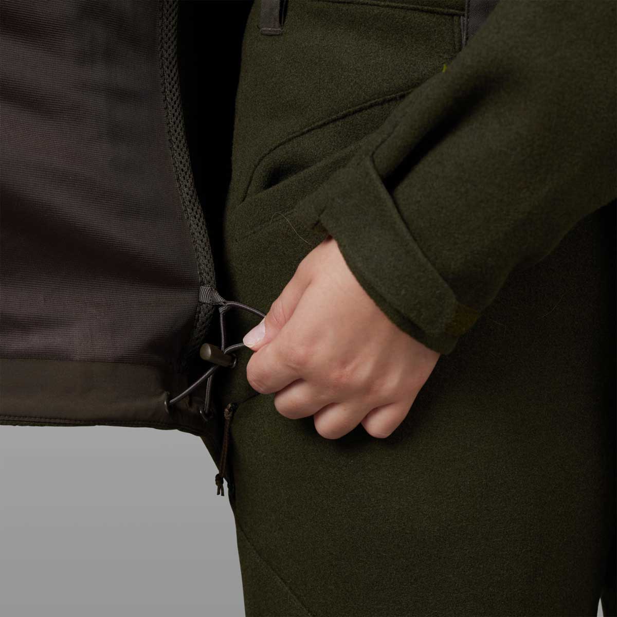 Harkila Metso Ladies Hybrid Jacket - Willow Green (UK 10)