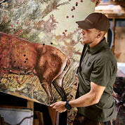 Harkila Trek Short Sleeved Shirt - Grape Leaf