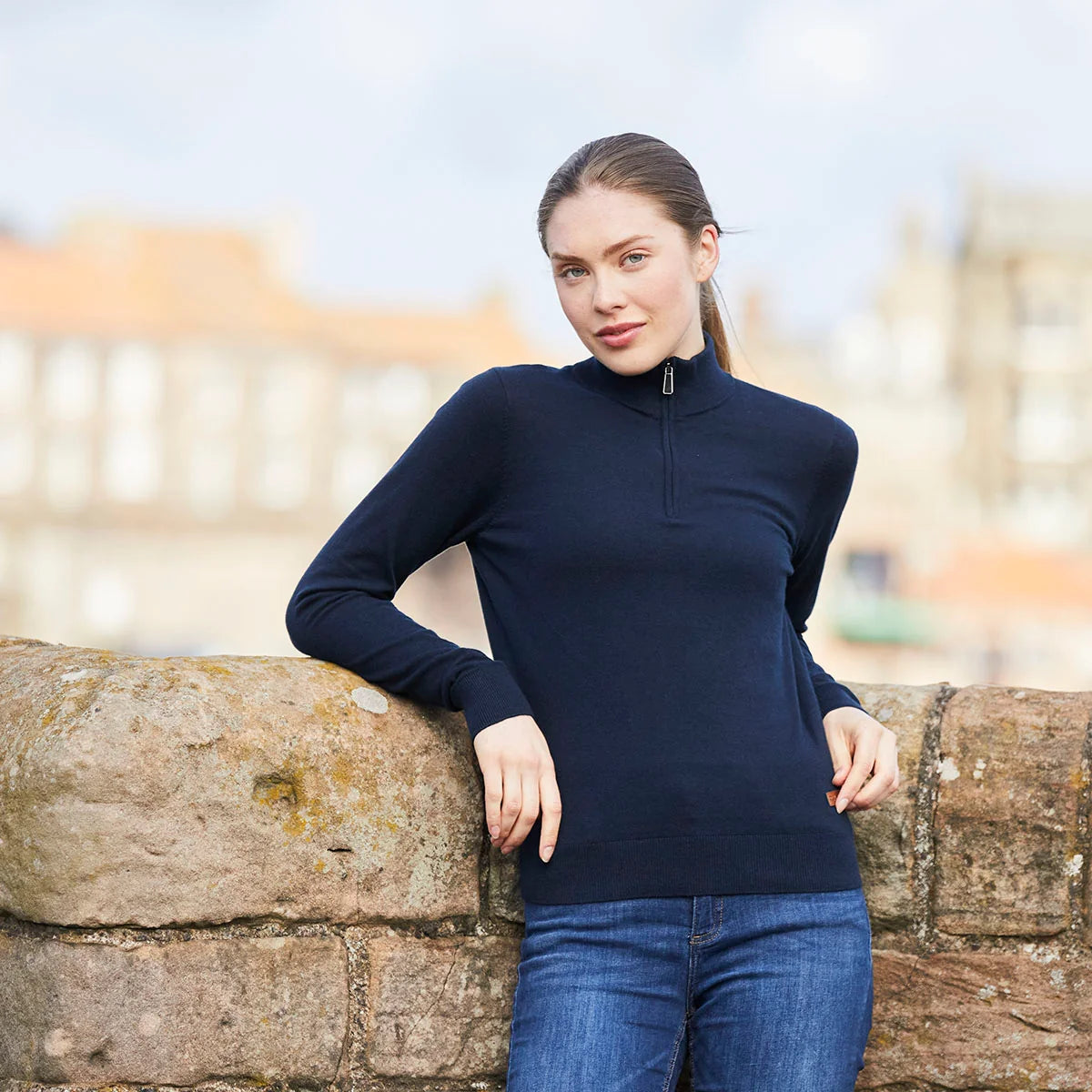 Ridgeline Ladies Melford Knit 1/4 Zip