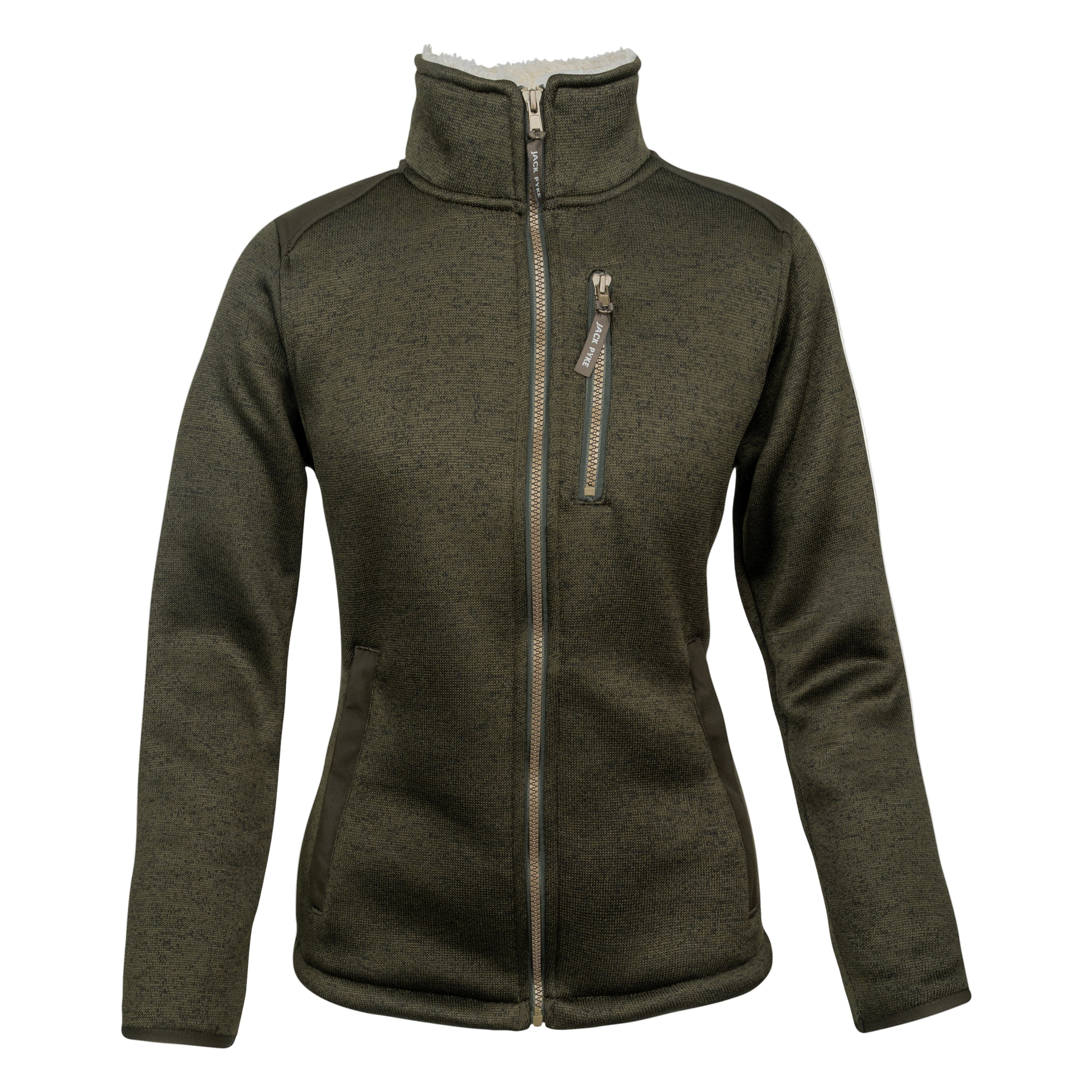 Jack Pyke Ladies Scandinavian Fleece Jacket - Dark Olive