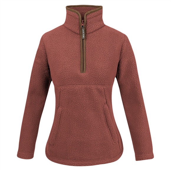 Jack Pyke Ladies Half Zip Sherpa Fleece Pullover