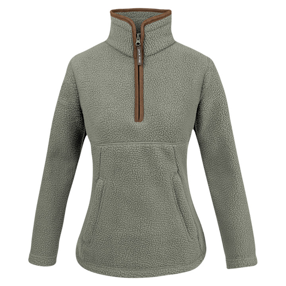 Jack Pyke Ladies Half Zip Sherpa Fleece Pullover