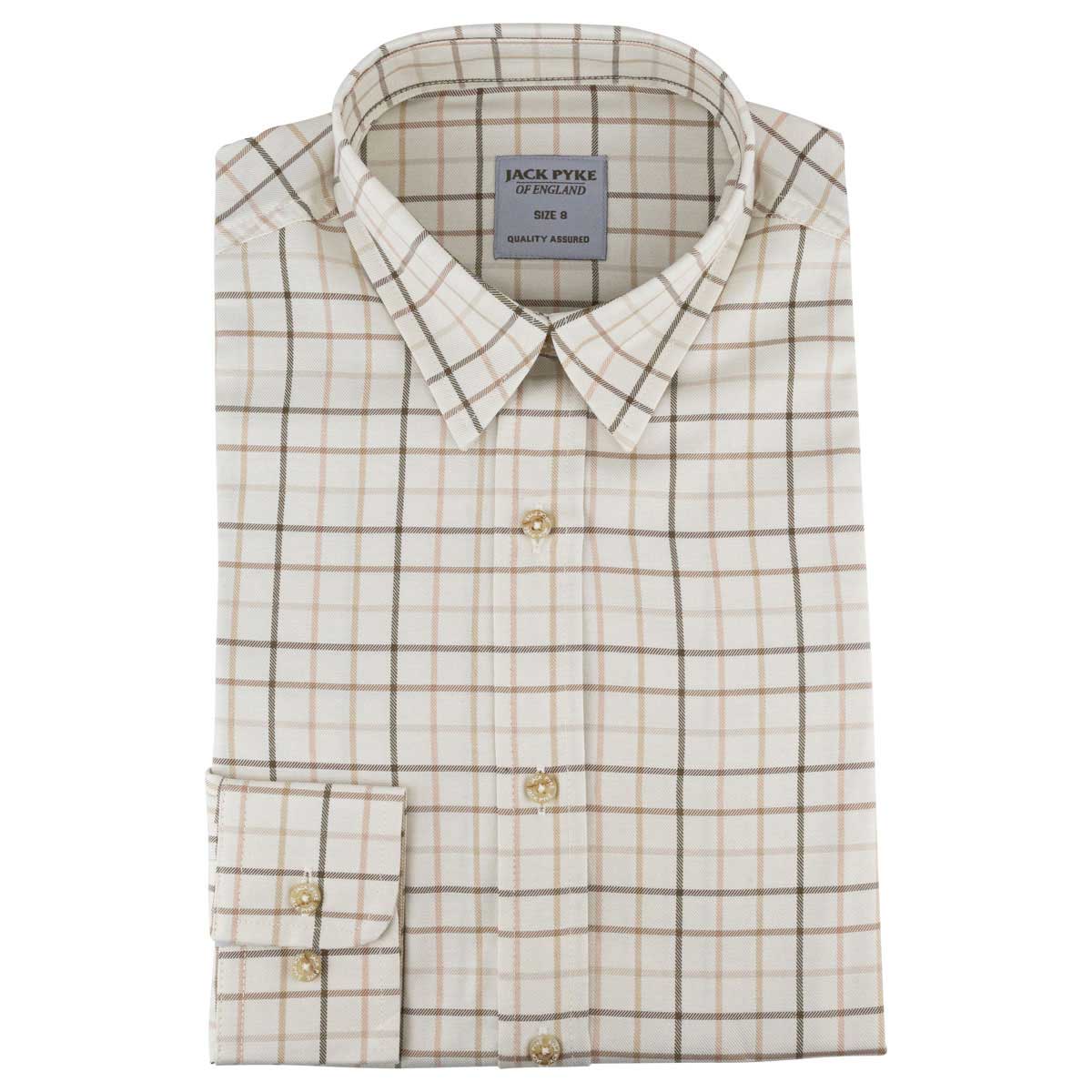 Jack Pyke Ladies Countryman Shirt - Brown Check