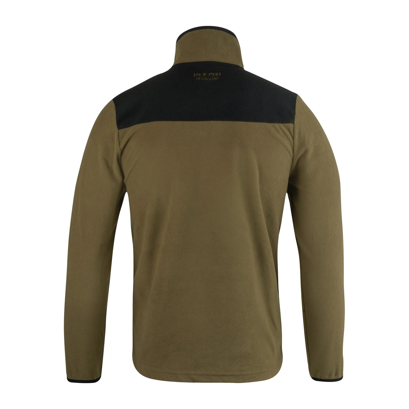 Jack Pyke Snap Neck Fleece Top - Dark Mustard