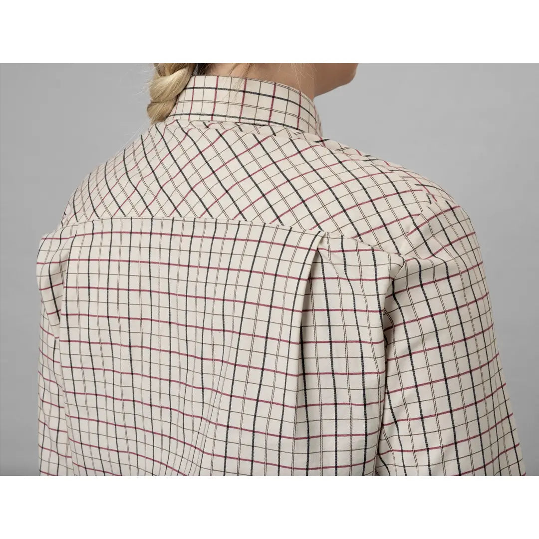 Seeland Kerry Ladies Shirt - Cabernet/Blue Check