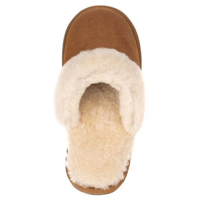 Le Chameau Ladies Mule Maison Slippers - Tan